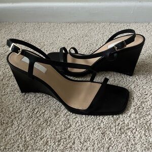 Black H&M Wedge Sandals